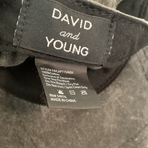 Massachusetts Home Adjustable Cotton Hat by David & Young OSFM - Picture 5 of 5